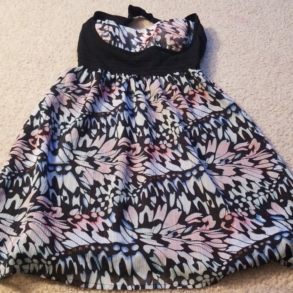 2b bebe halter dress size M